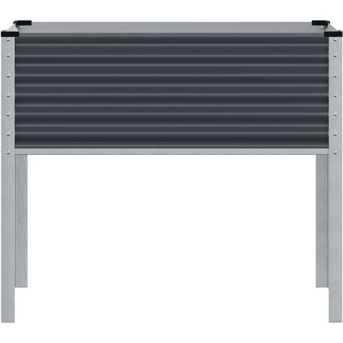VidaXL Vrtna sadilica antracit 100x41x90 cm čelična Slike