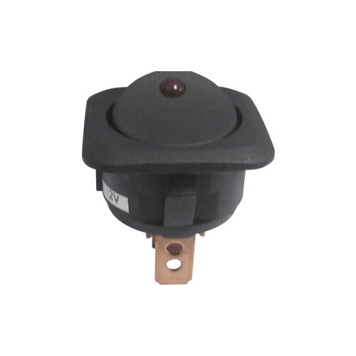 TRU COMPONENTS Automobilski klecni prekidač 12 V/DC 25 A 1 x isklop/uklop bez povrata TC-R13-203L-SQ RED 12 V/DC 1 kom. Cijene