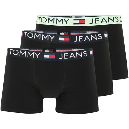 Tommy Jeans Bokserice morsko plava / menta / crna / bijela