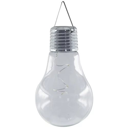BAUHAUS Solarna svetilka Bulb (5 x 0,05 W, premer: 8 cm, višina: 14 cm, topla bela svetloba)