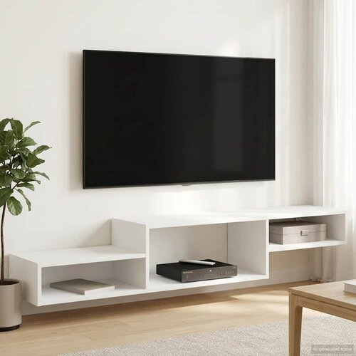 TV ormar za montažu na zid Zidna montaža Bijela Cijene