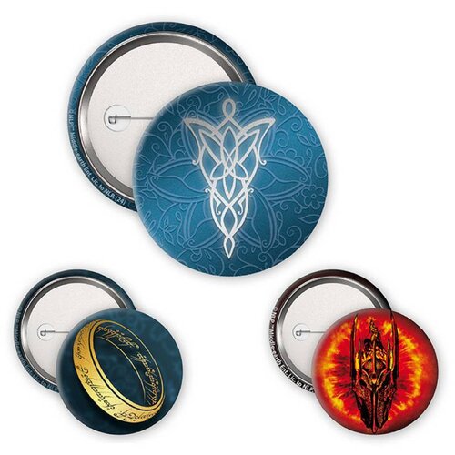 Abystyle Badge - Lord Of The Rings - Middle Earth - Badge Pack Cene