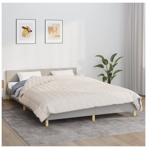  Te&scaron;ka deka svijetla krem 200x220 cm 9 kg od tkanine Cijene