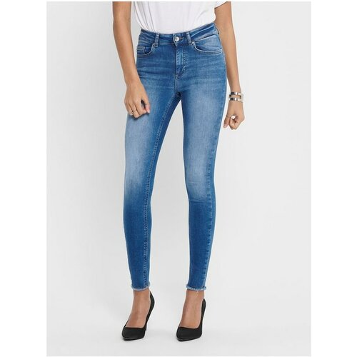 Only Blue Cropped Skinny Fit Jeans Blush Slike