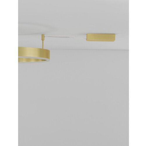 Nova Luce Medeninasta aluminijasta LED zatemnitvena stropna svetilka Motif &amp;ndash; Slike
