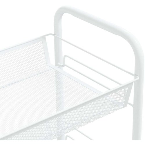 VidaXL Kuhinjska kolica s 5 razina bijela 46 x 26 x 105 cm željezna Slike