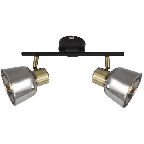  Klausen KL162005 - Spot svetlo SMOKY 2xE14/9W/230V crna/mesing/siva Cene