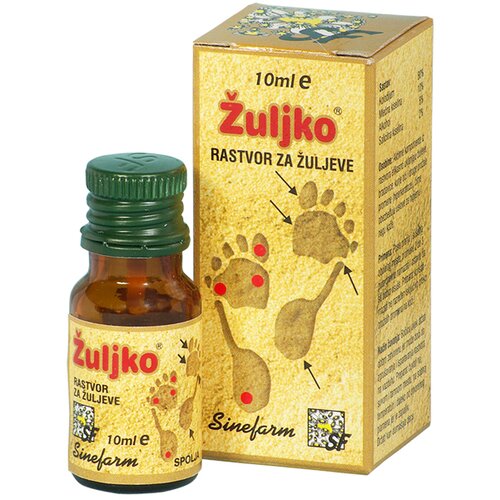 Sinefarm žuljko rastvor 10ml Slike