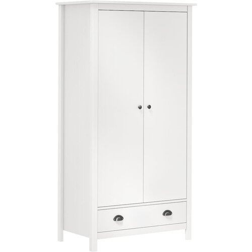  Dvokrilni ormar Hill bijeli 89 x 50 x 170 cm masivna borovina Cijene