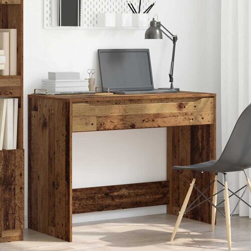  Stol s ladicama Staro drvo 100 x 50 x 78 cm Konstrukcijsko drvo Slike