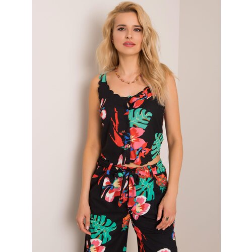 RUE PARIS Top-193-TP-181225-3.13P-Black-Red Cene