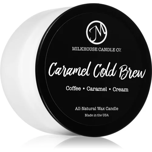 Milkhouse Candle Co. Creamery Caramel Cold Brew dišeča sveča Traveler Tin 106 g