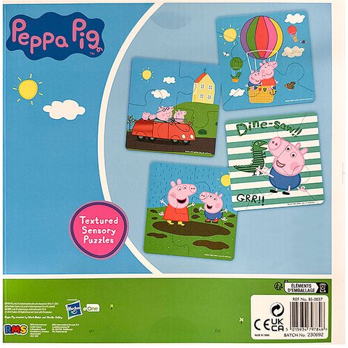  Senzorne puzzle Peppa Pig &amp;ndash; 4 slagalice za djecu 18+ mjeseci Slike