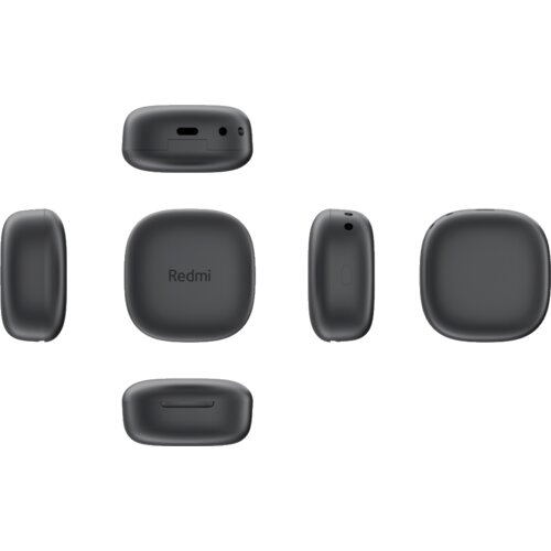 Xiaomi Redmi Buds 6 Play, crna trajanje baterije 36h Bluetooth 5.4 Slike