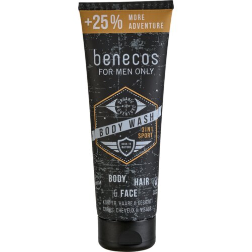 Benecos for men only 3in1 Body Wash Sport - 250 ml Cene
