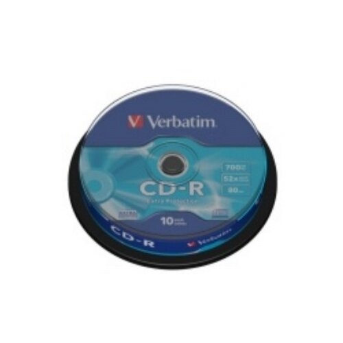 Verbatim CD-R 700Mb 52x 10/1 spindle 43437 Cijene