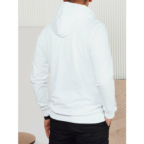 DStreet Men's sweatshirt with print white Slike