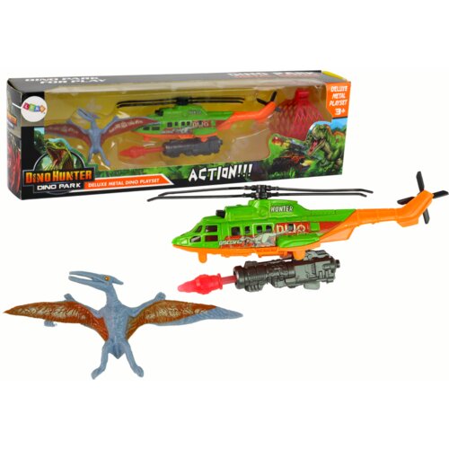 Green Helicopter Dinosaur Transport Dino Park Set Cijene