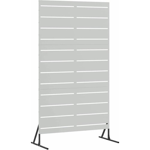  Zaslon za privatnost 100 x 50 x 180 cm Pocinčani čelik Srebrna Slike