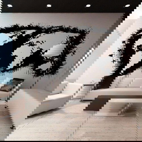  Tapeta XXL - White continents black oceans... 550x270 Cijene