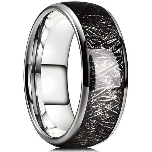 IZMAEL Prsten PU-32777 - Srebrna/Crna/62mm Cijene