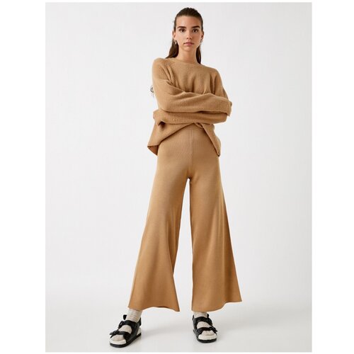 Koton Wide Leg Trousers Comfortable Cut Slike
