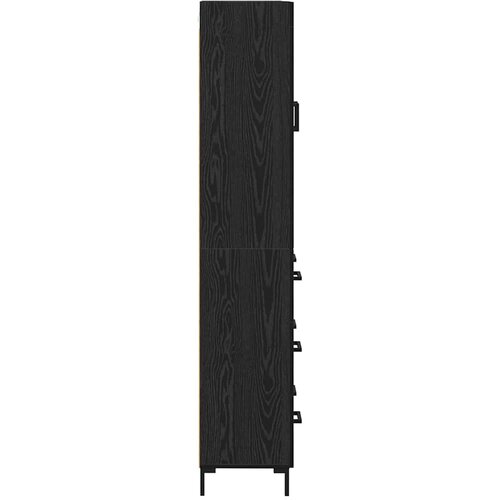  Highboard 2 kom. Crni hrast 69,5 x 34 x 180 cm Slike