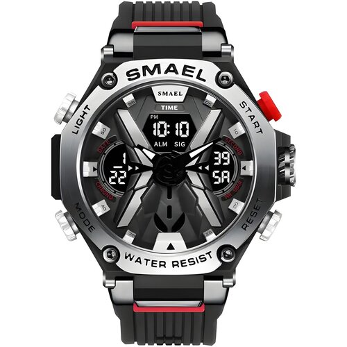 Sat SMAEL PE-29445 - Crna / Srebrna KP29445 Cene
