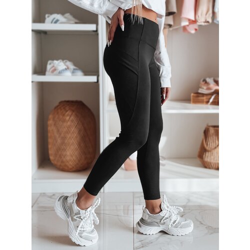 DStreet Legginsy damskie z wysokim stanem FLEXION czarne Cene