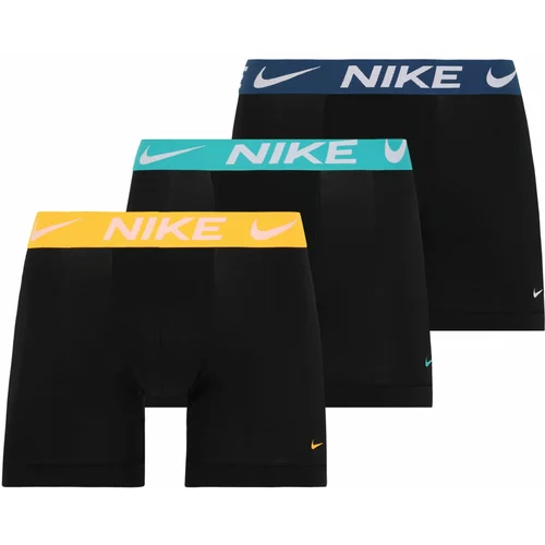 Nike Sportske gaće mornarsko plava / tirkiz / žuta / crna