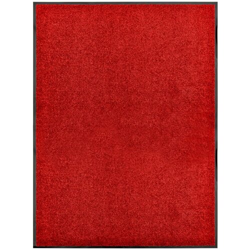 VidaXL Otirač perivi crveni 90 x 120 cm Slike