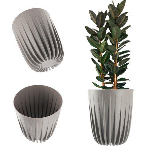 KADAX cvetlični lonec z vstavkom 25x30cm okrogel plastični pokrov vložek, (5000353585) Slike