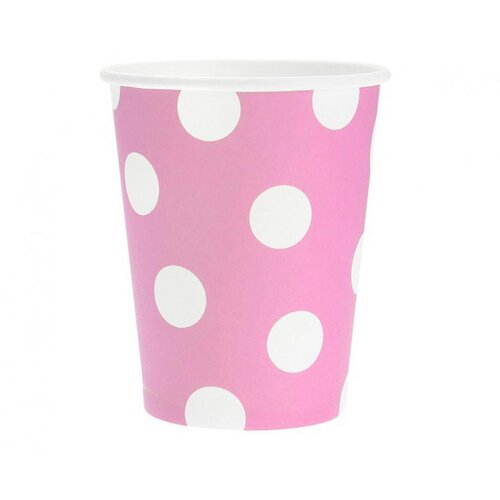  Papirnate čase Dots 270ml - Roza Slike