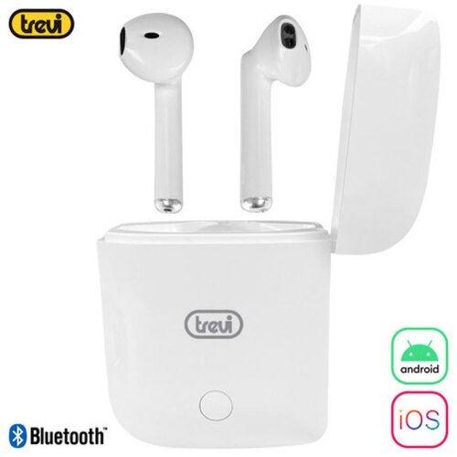  TREVI HMP 12E20 AIR mini Bluetooth 5.1 slu&#353;alke z mikrofonom, TWS, polnilna enota, touch kontrola, bele Cene