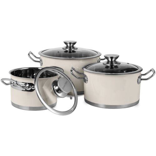 Vintage Cuisine 3-delne lončke iz nerjavečega jekla, (21401226) Cene
