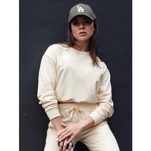 DStreet Bluza damska klasyczna CASUALVIBE kremowa Slike