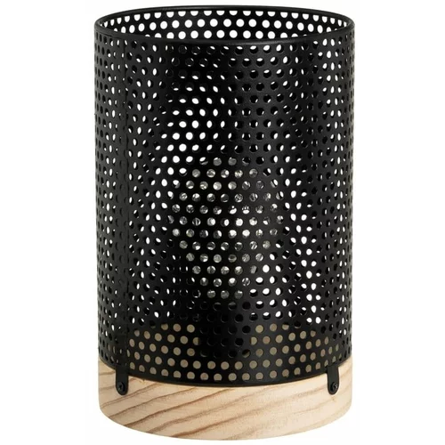 Casa Selección Crna stolna lampa s metalnim sjenilom (visina 20 cm) –