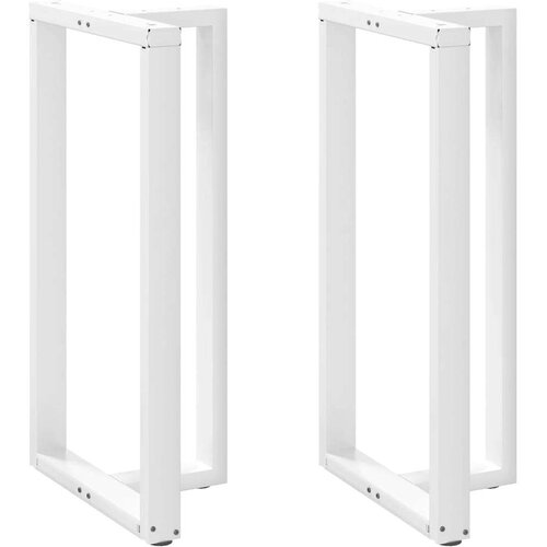  Noge za barsko mizo v obliki črke T, 2 kosa, bele barve, 60x35x(110-111) cm, jeklo, (22123745) Cene