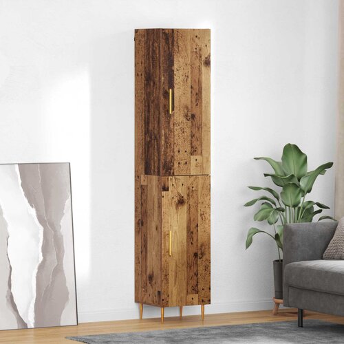  Highboard 2 kom. Staro drvo 34,5 x 34 x 180 cm Slike