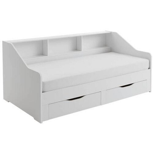 CARRYHOME raztegljiva postelja 90-180 cm x 200 cm , bela Cene