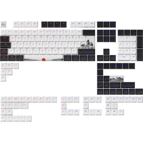 Dark Project - Fuji Keycaps [ANSI &amp;amp; ISO] Slike