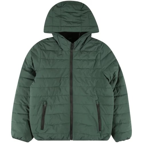 Abercrombie & Fitch Prehodna jakna temno zelena