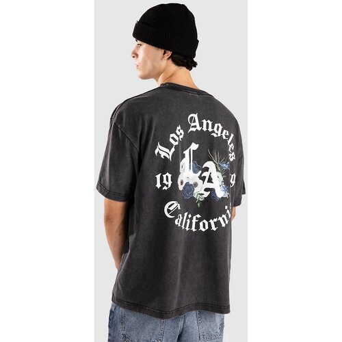 Empyre La Floral Boxy T-shirt vintage black Slike