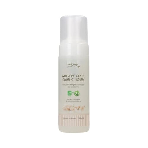 Veg-up Nežna čistilna pena divja vrtnica - 150 ml Slike