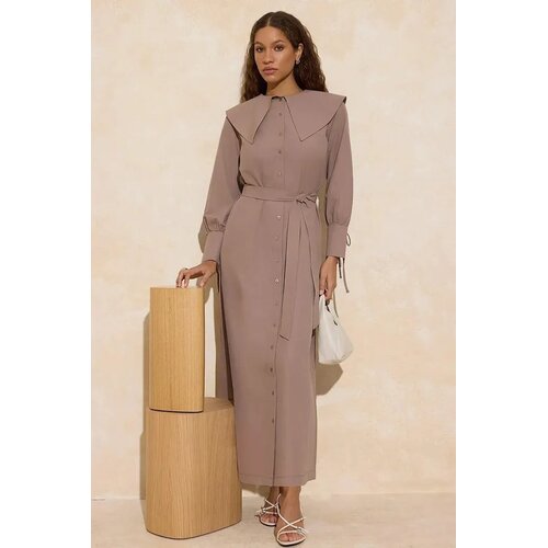 Trendyol Modest Ženska haljina Tctss26Eb00001, Bež Cene