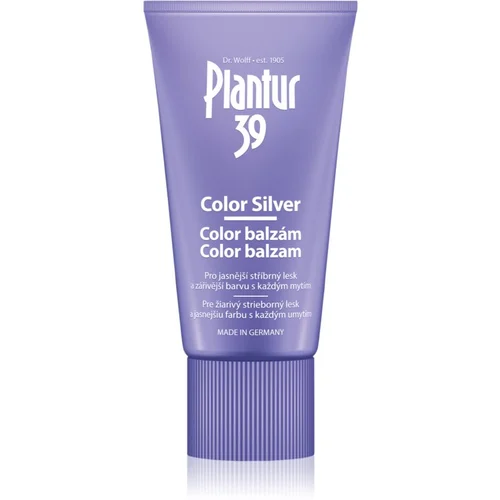 Plantur 39 Color Silver balzam s kofeinom neutralizirajući žuti tonovi 150 ml