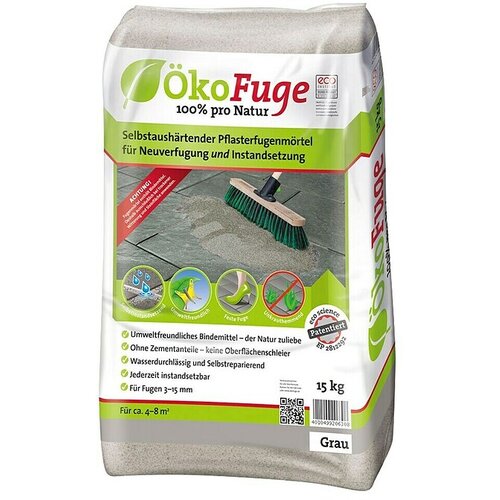  Masa za fugiranje za pločnik (15 kg, Širina fuge: 3 mm - 15 mm, Siva) Cijene