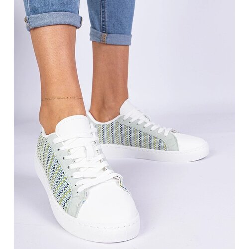 D/CEO marka niezdefiniowana Green women&amp;#039;s fabric sneakers Bellisio Slike