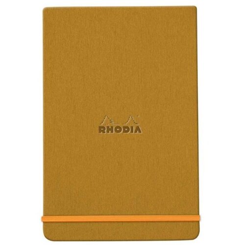 Notes 9x14, Rhodiarama, diktando crte, tvrdi uvez, zlatni Cijene