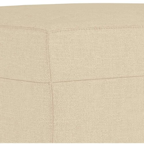  3-dijelni set sofa s jastucima krem od mikrovlakana Slike